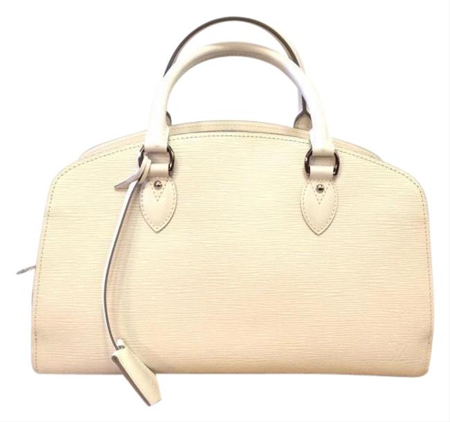 Louis Vuitton Pont Neuf Gm Ivory Leather Satchel