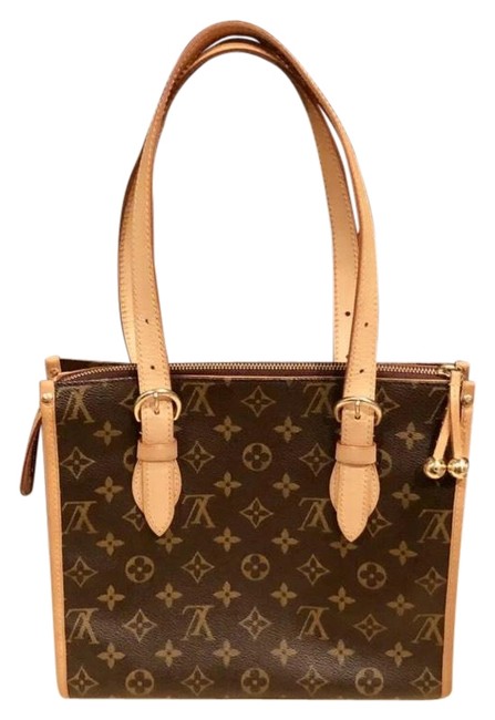 Louis Vuitton Popincourt Haut Brown Monogram Canvas Leather Tote
