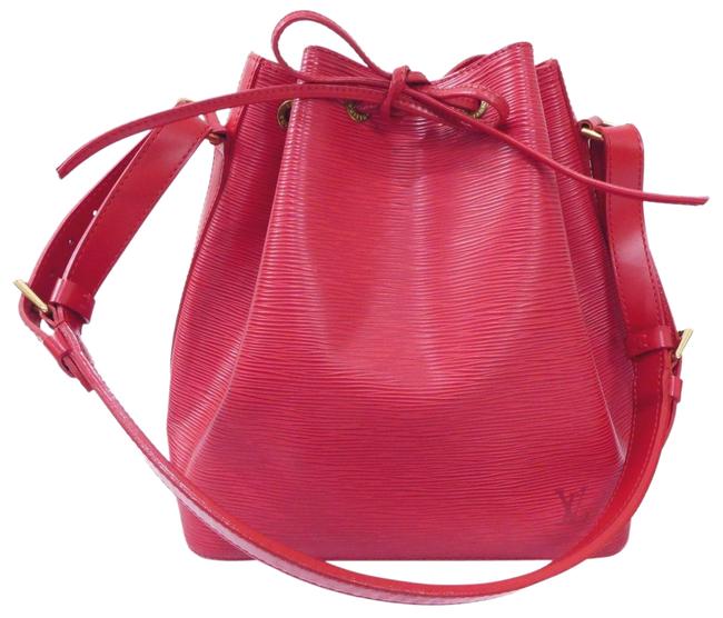 Louis Vuitton Rare Mini Petite Noe Hot Pivone Pink Epi Leather Hobo Bag