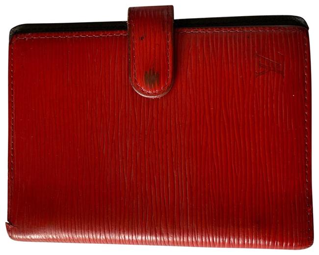 Louis Vuitton Red Agenda Pm Wallet
