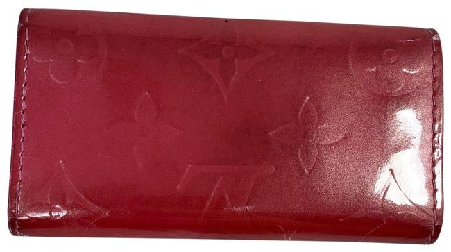 Louis Vuitton Red Vernis Key Holder Wallet