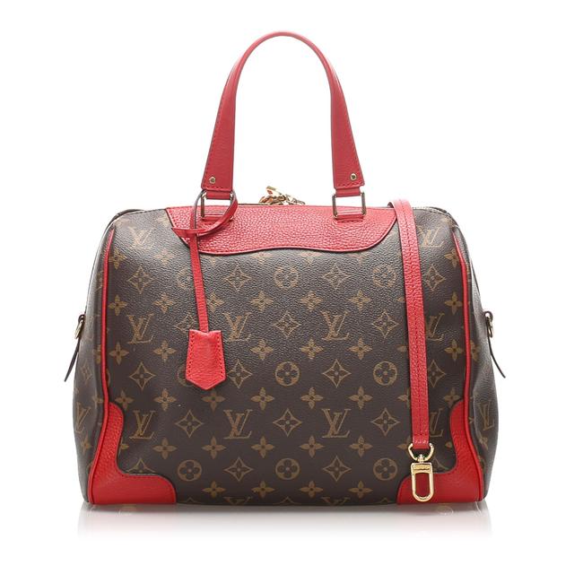 Louis Vuitton Retiro Monogram Pm Brown Leather Satchel