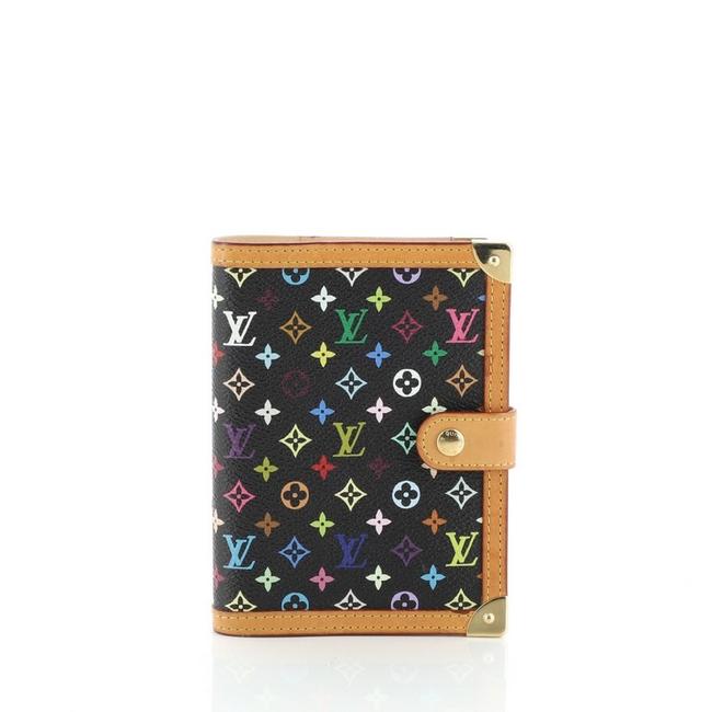 Louis Vuitton Ring Agenda Cover Monogram Multicolor Coated Canvas Wristlet