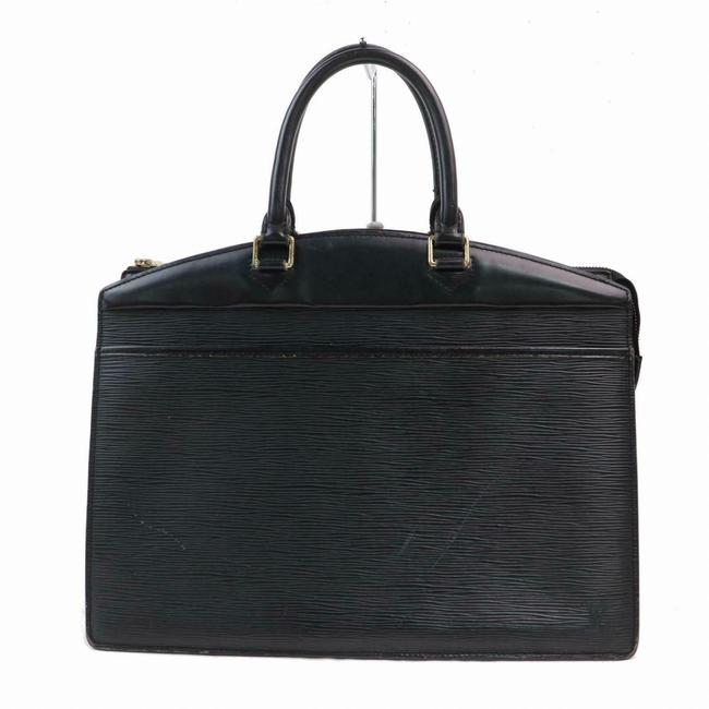 Louis Vuitton Riviera Monogram Epi Black Leather Satchel