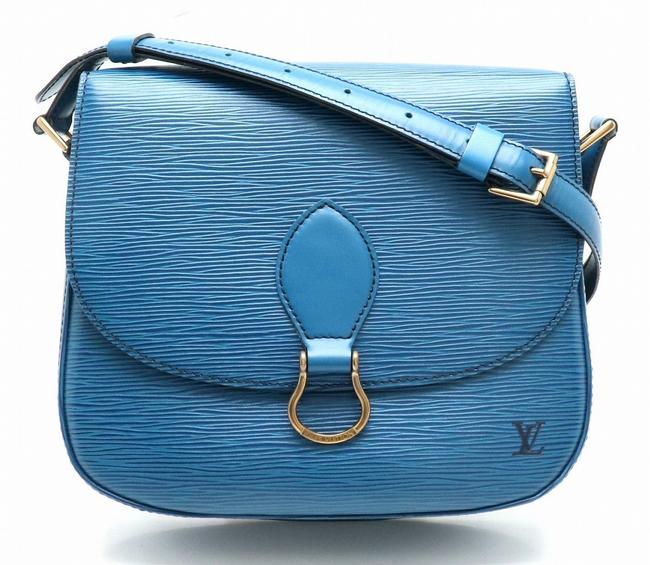 Louis Vuitton Sancure M52195 Toledo Blue Epi Leather Shoulder Bag