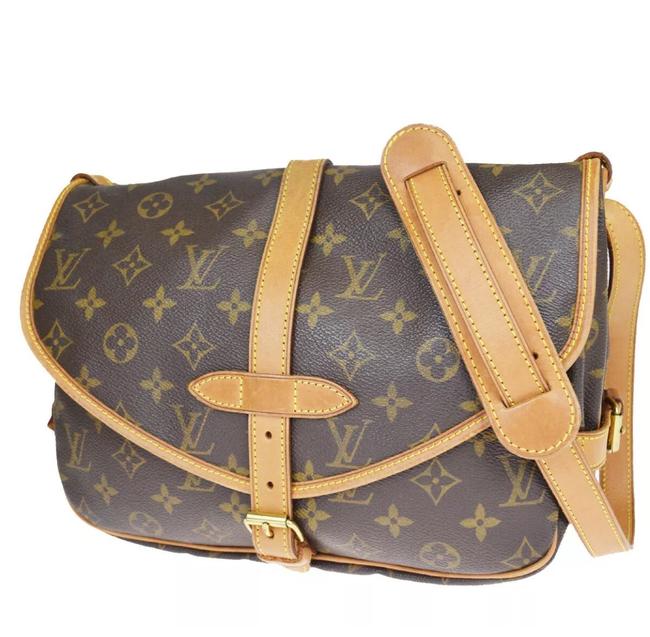 Louis Vuitton Saumur 30 Monogram Canvas Cross Body Bag