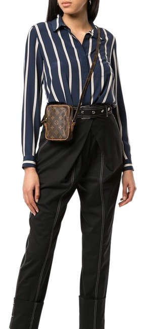 Louis Vuitton Shoulder Danube Monogram Mini Brown Canvas Cross Body Bag