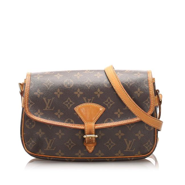 Louis Vuitton Sologne Monogram Brown Leather Cross Body Bag