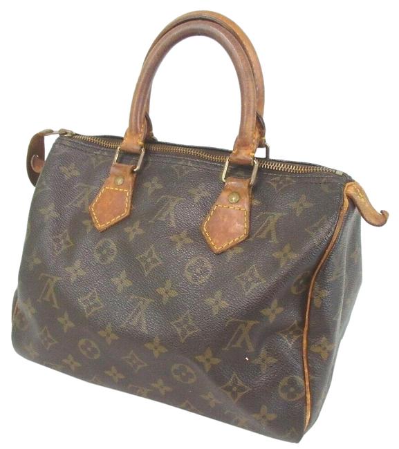 Louis Vuitton Speedy 25 Monogram Canvas Satchel