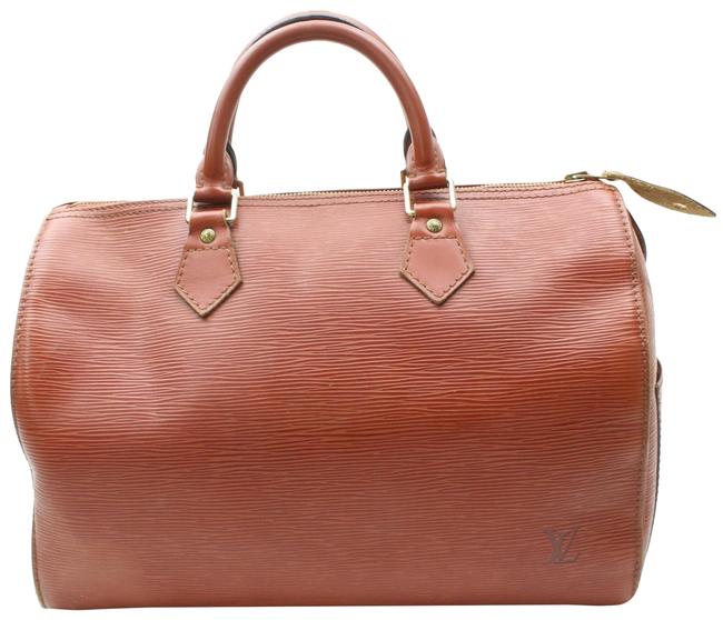 Louis Vuitton Speedy 30 869149 Brown Leather Satchel
