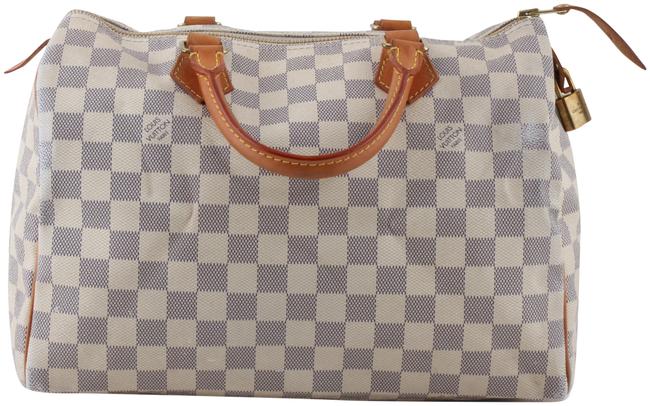 Louis Vuitton Speedy 30 Cream Canvas Tote