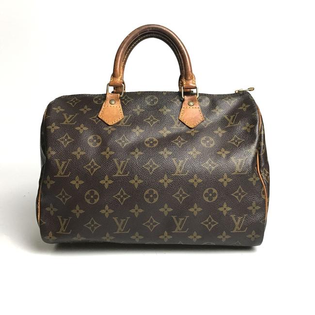 Louis Vuitton Speedy 30 Hand #5066l15 Brown Satchel