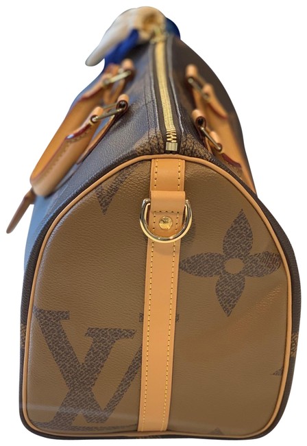 Louis Vuitton Speedy Bandouliere 30 Brown Monogram Multicolore Canvas Satchel