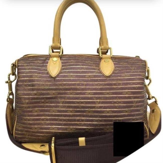 Louis Vuitton Speedy Eden 30 Peach  Monogram Leather and Canvas Satchel