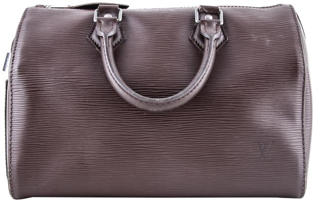 Louis Vuitton Speedy Epi Mocha Brown Leather Tote