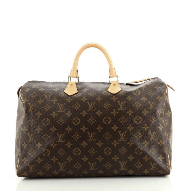 Louis Vuitton Speedy Handbag Monogram Canvas 40 Satchel