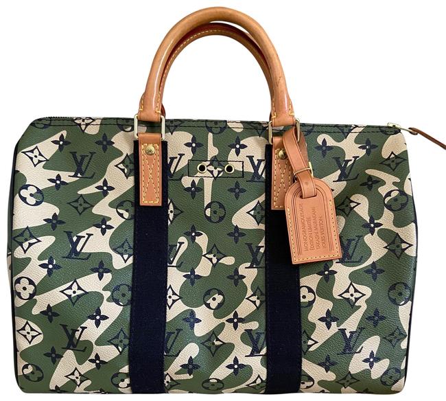 Louis Vuitton Speedy Limited Edition Monogramouflage 35 Satchel