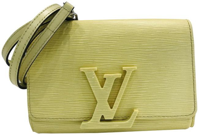 Louis Vuitton Strap Pm Jaune Pale Yellow Epi Leather Cross Body Bag