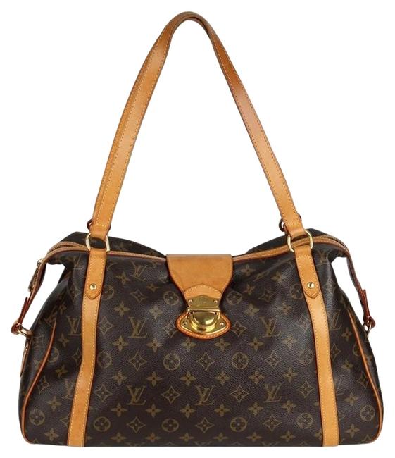 Louis Vuitton Stresa Gm 4629 Brown Monogram Canvas Satchel