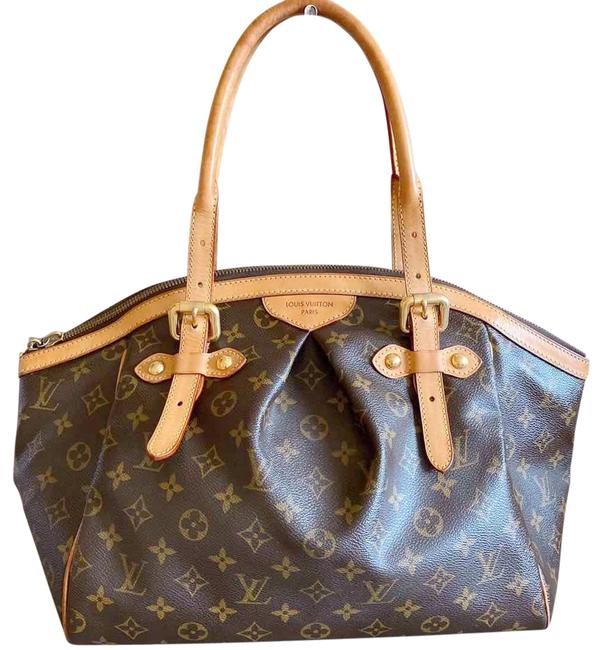 Louis Vuitton Tivoli Gm Monogram Brown Coated Canvas Tote