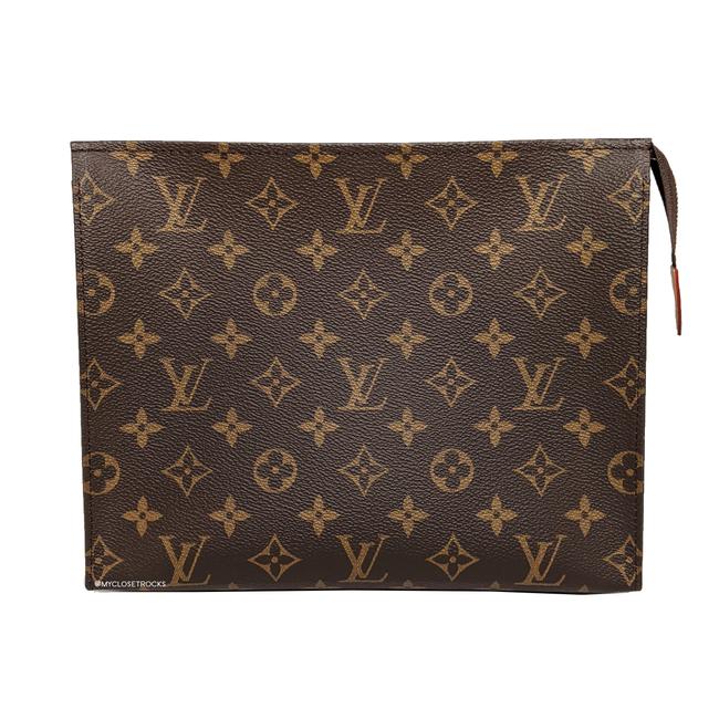 Louis Vuitton Toiletry 26 Pouch Monogram Canvas Clutch