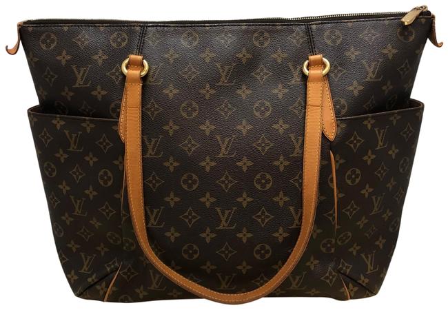 Louis Vuitton Totally Gm with Dustbag Brown Monogram Canvas Tote