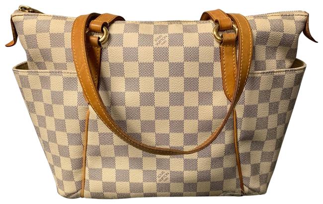 Louis Vuitton Totally Pm Cream Leather Tote