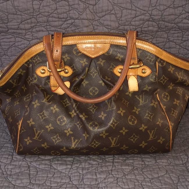 Louis Vuitton Trivoli Brown Leather Satchel