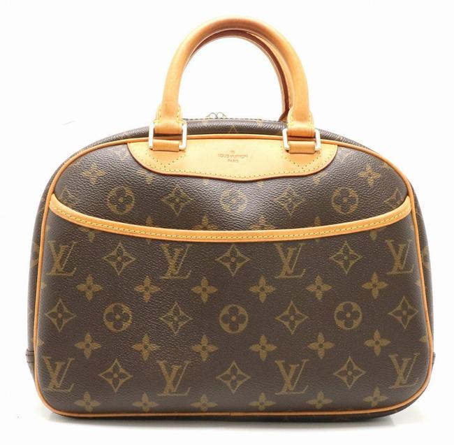 Louis Vuitton Trouville Handbag M42228 Black  Monogram  Monogram Satchel