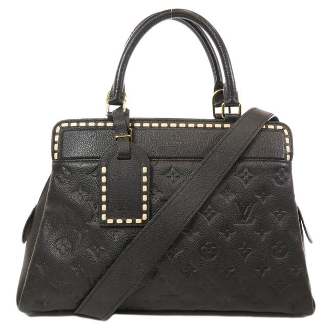 Louis Vuitton Vosges M41491 Empreinte Handbag Ladies Black Satchel
