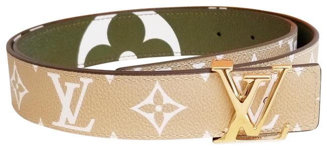 Louis Vuitton White Limited Edition Logo Spring 2019 Belt