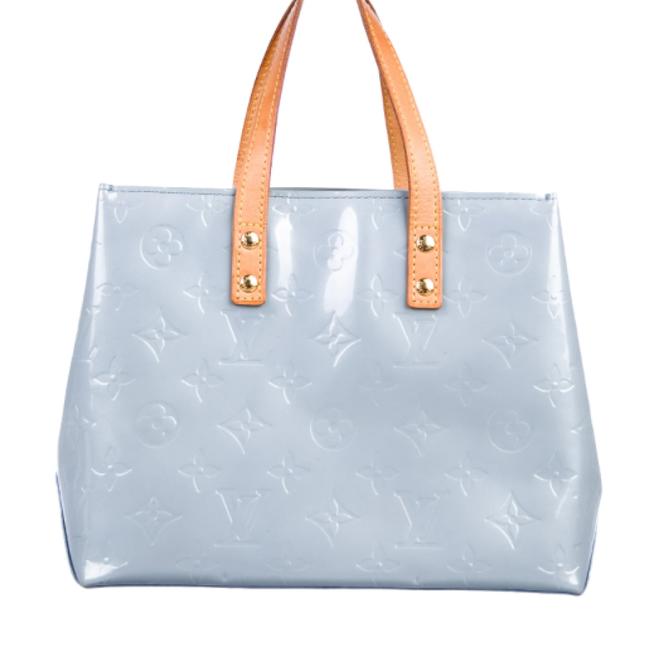 Louis Vuitton Reade Pm Baby Blue Monogram Mini Vernis Leather Baguette