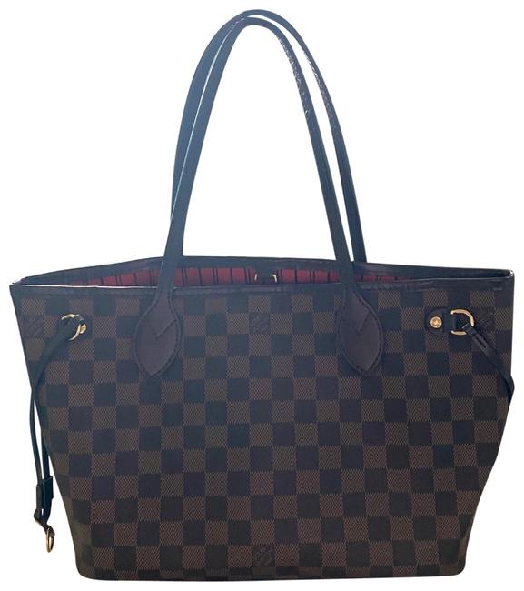 Louis Vuitton Neverfull Pm Brown Damier Ebene Tote