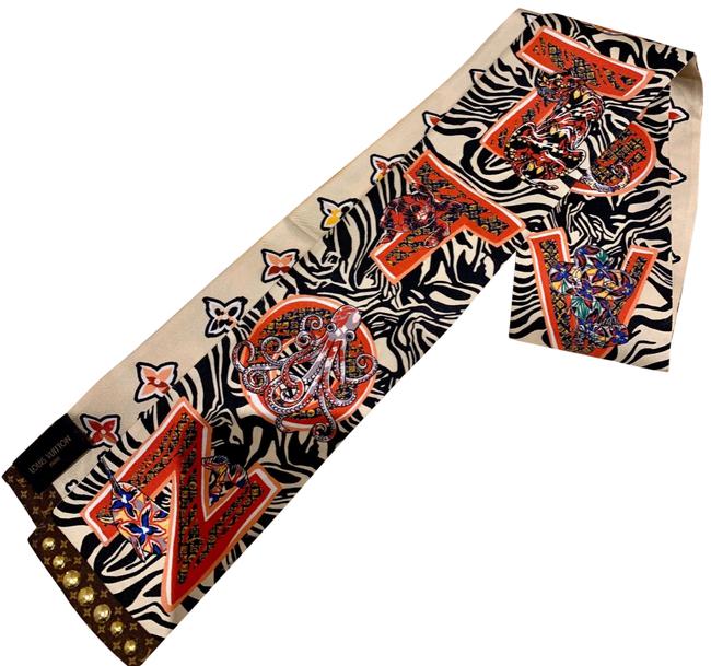 Louis Vuitton 2019 Abc Silk Bandeau In Beige ScarfWrap