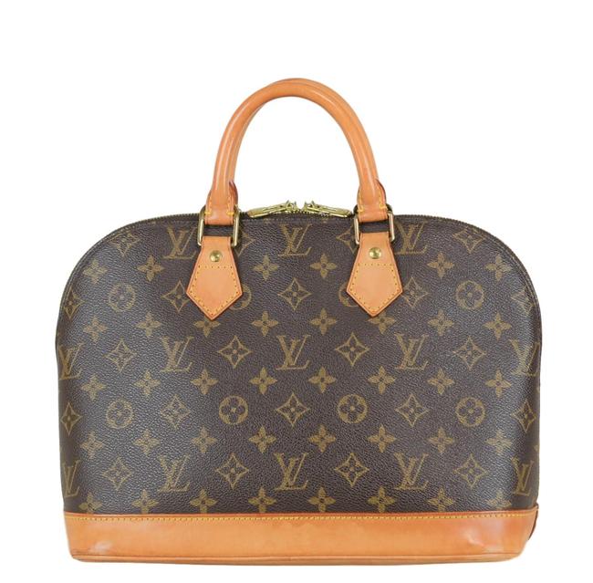 Louis Vuitton Alma Brown Monogram Canvas Tote