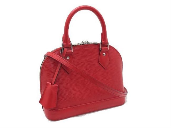 Louis Vuitton Alma Epi Bb 2way Handbag Coquelicots Shoulder Bag