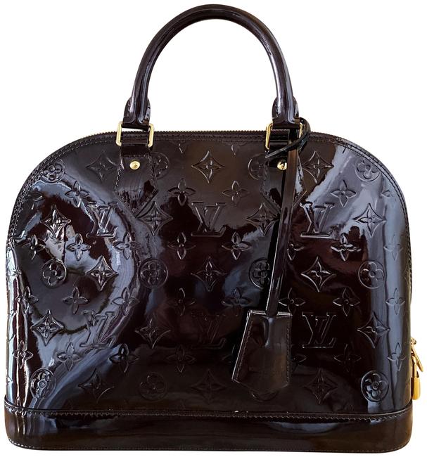 Louis Vuitton Alma Mm Amarante Vernis Satchel