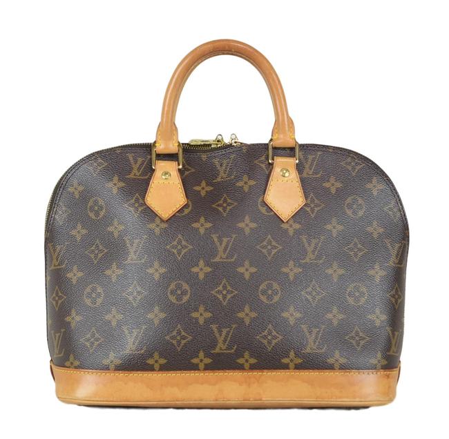 Louis Vuitton Alma Monogram Brown Canvas Tote