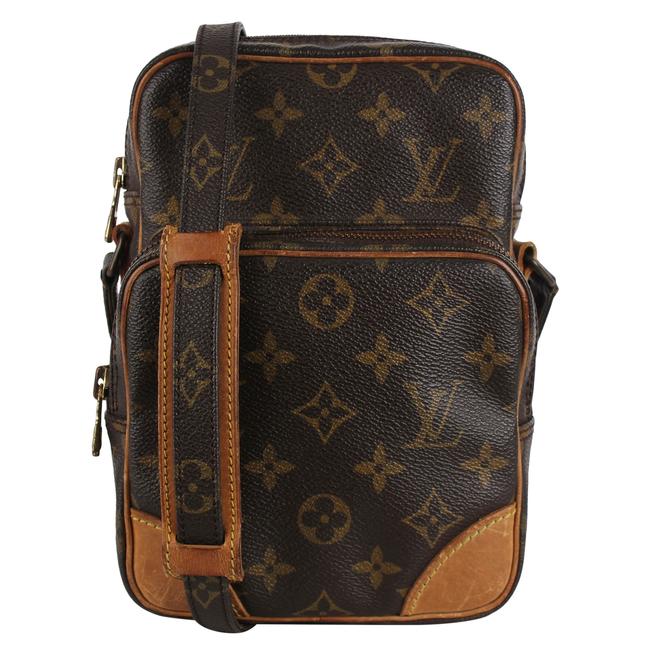 Louis Vuitton Amazone Amazon 7951 Brown Monogram Canvas Cross Body Bag