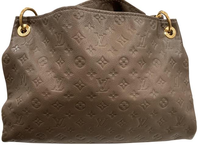 Louis Vuitton Artsy Brown Monogram Empreinte Leather Hobo Bag