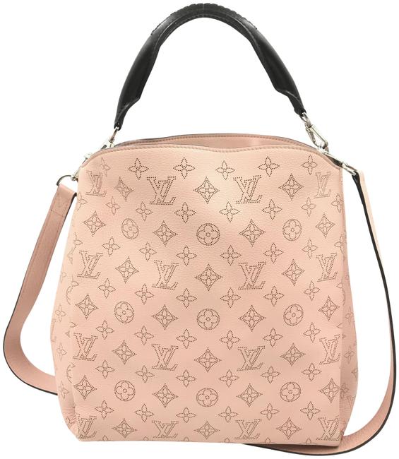 Louis Vuitton Babylone Pm Magnolia Mahina Leather Hobo Bag