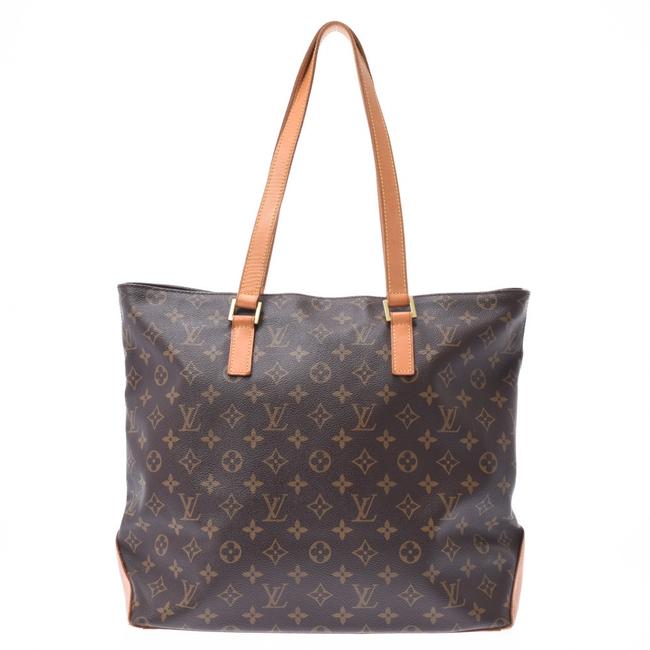 Louis Vuitton Bag Hippo Mezzo M51151 Unisex Brown Monogram Monogram Tote