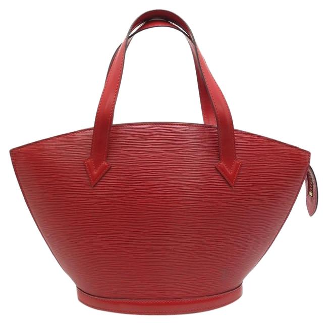 Louis Vuitton Bag Saint Jack Ladies M52277 Castilian Red Epi Leather Tote
