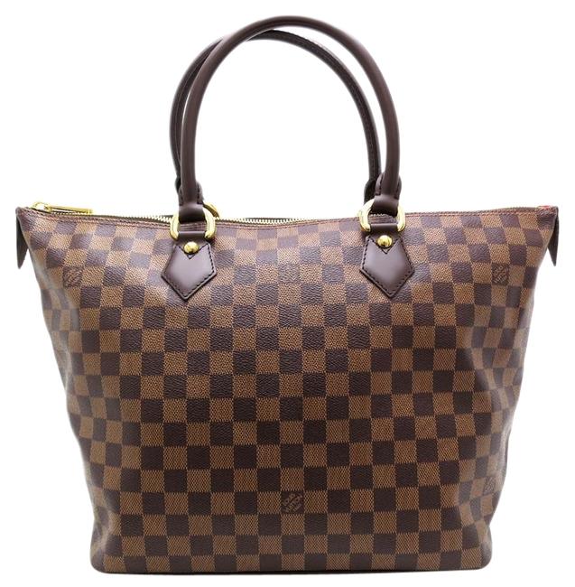 Louis Vuitton Bag Saleya Mm Ladies N51182 Damier Canvas Ebene Ebene Tote