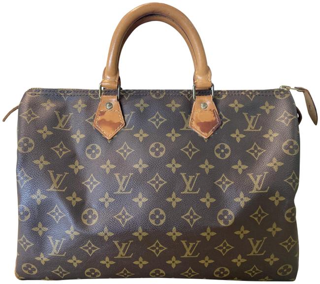 Louis Vuitton Bag Speedy Vintage 35 Monogram Canvas Tote