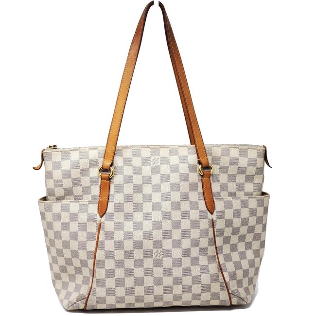 Louis Vuitton Bag Totally Mm Damier Azur Tote