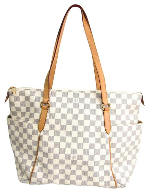 Louis Vuitton Bag Totally Mm N51262 Azur Azur Damier Canvas Tote