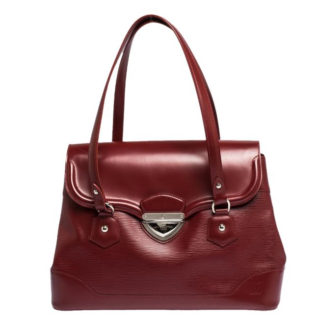 Louis Vuitton Bagatelle Gm Red Epi Leather Satchel