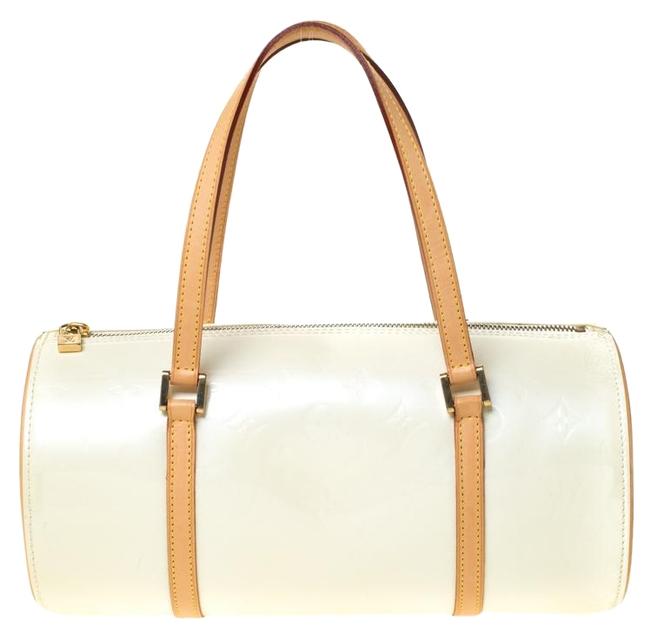 Louis Vuitton Bedford Marshmallow Cream Monogram Vernis Satchel
