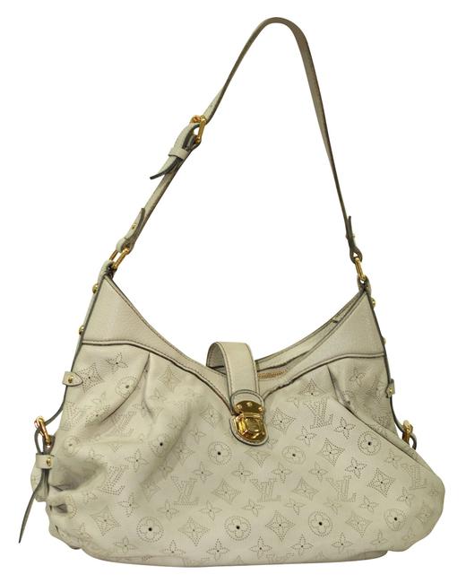 Louis Vuitton Beige Mahina Leather Tote